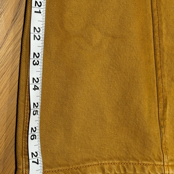 Free People We The Free Khaki Scout Chill Vibes Dropped Wide Leg Jeans 31 NWOT - Picture 8 of 9